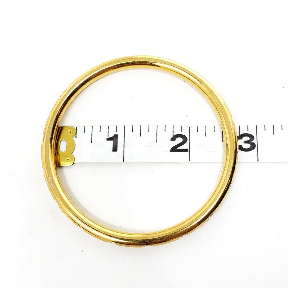 Swarovski Gold & Rhinestone Bangle - Picture 3 of 3